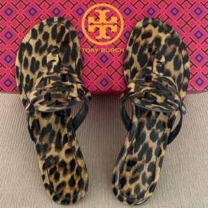 Tory Burch leopard print sandals size 8